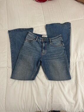 Abercrombie & Fitch Women's Light Blue Bootcut Jeans
